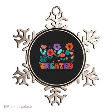Created With A Purpose Jesus Christian Flower Wildflower Ornament