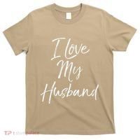 Cute Wedding Anniversary Gift For Wife I Love My Husband T-Shirt thumb 0