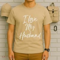 Cute Wedding Anniversary Gift For Wife I Love My Husband T-Shirt thumb 6