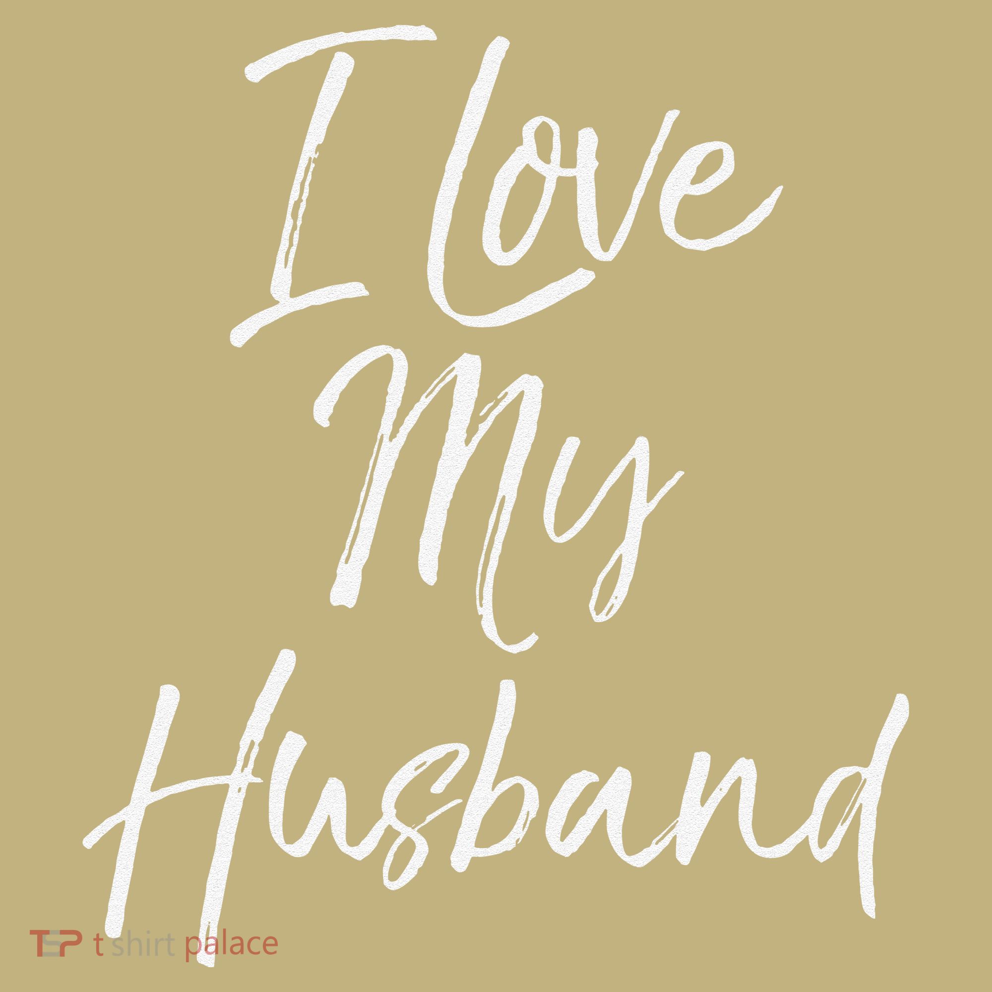 Cute Wedding Anniversary Gift For Wife I Love My Husband Polo