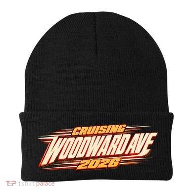 Cruising Woodward Ave 2026 Embroidered Beanie