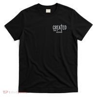 Created With A Purpose Christian Faith Jesus Embroidered Embroidered T-Shirt thumb 0