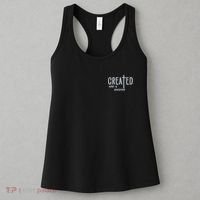 Created With A Purpose Christian Faith Jesus Embroidered Embroidered Women's Tank Top thumb 3