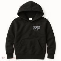 Created With A Purpose Christian Faith Jesus Embroidered Embroidered Kids Hoodie thumb 0