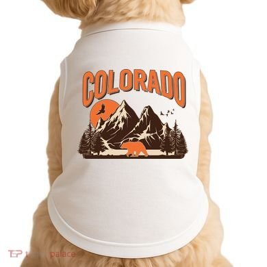 Colorado Wilderness Bear Mountains Doggie Tank