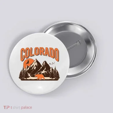 Colorado Wilderness Bear Mountains Button