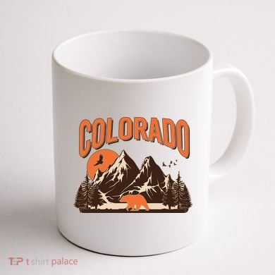 Colorado Wilderness Bear Mountains Coffee Mug back