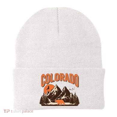 Colorado Wilderness Bear Mountains Beanie