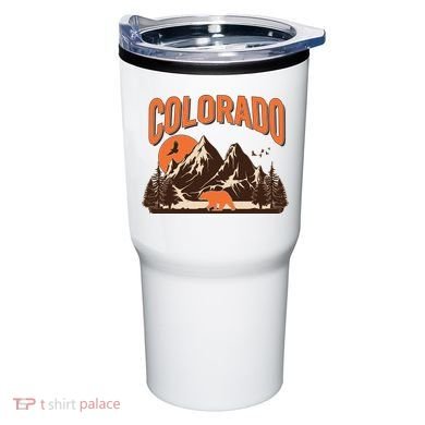 Colorado Wilderness Bear Mountains Tumbler