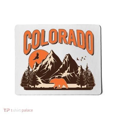 Colorado Wilderness Bear Mountains Mousepad