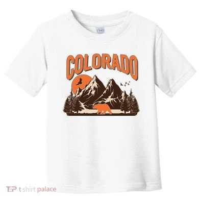 Colorado Wilderness Bear Mountains Toddler T-Shirt