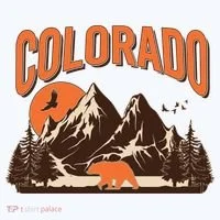 Colorado Wilderness Bear Mountains Kids Long Sleeve Shirt thumb 2