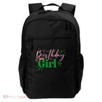 Cute Witch Birthday Girl Pink And Green Backpack thumb 0