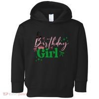 Cute Witch Birthday Girl Pink And Green Toddler Hoodie thumb 0