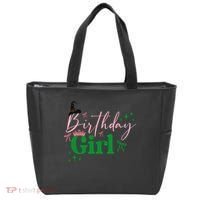 Cute Witch Birthday Girl Pink And Green Tote Bag thumb 0