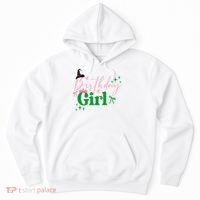 Cute Witch Birthday Girl Pink And Green Hoodie thumb 0
