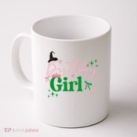 Cute Witch Birthday Girl Pink And Green Coffee Mug thumb 0