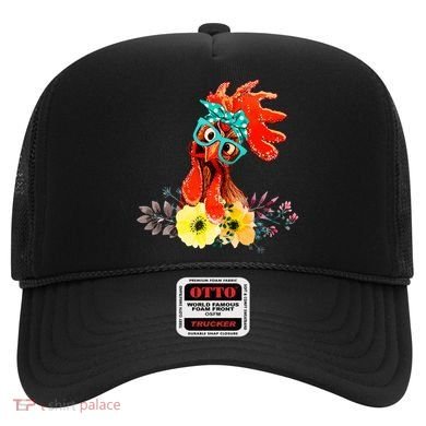 Chicken With Bandana Headband And Glasses Cute Cool Gift Hat