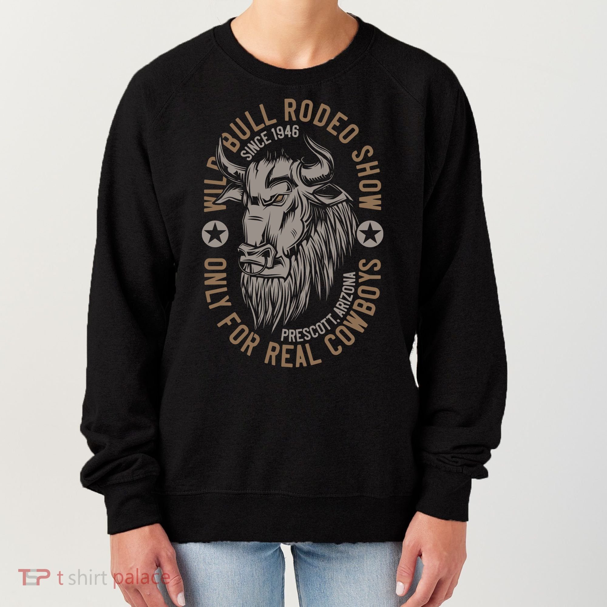 Cowboy Wild Bull Rodeo Women's Sweatshirt