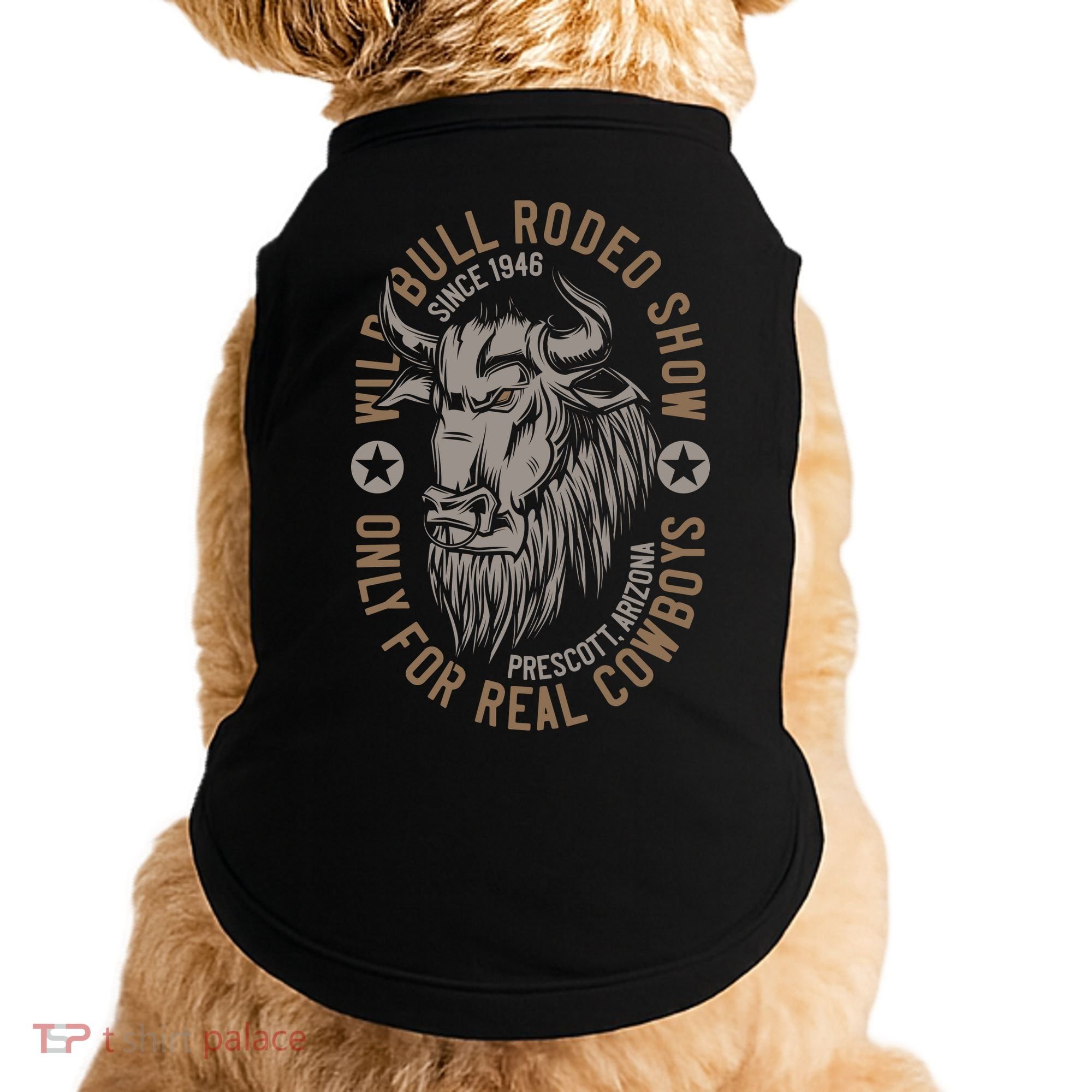 Cowboy Wild Bull Rodeo Doggie Tank