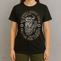 Cowboy Wild Bull Rodeo T-Shirt thumb 4