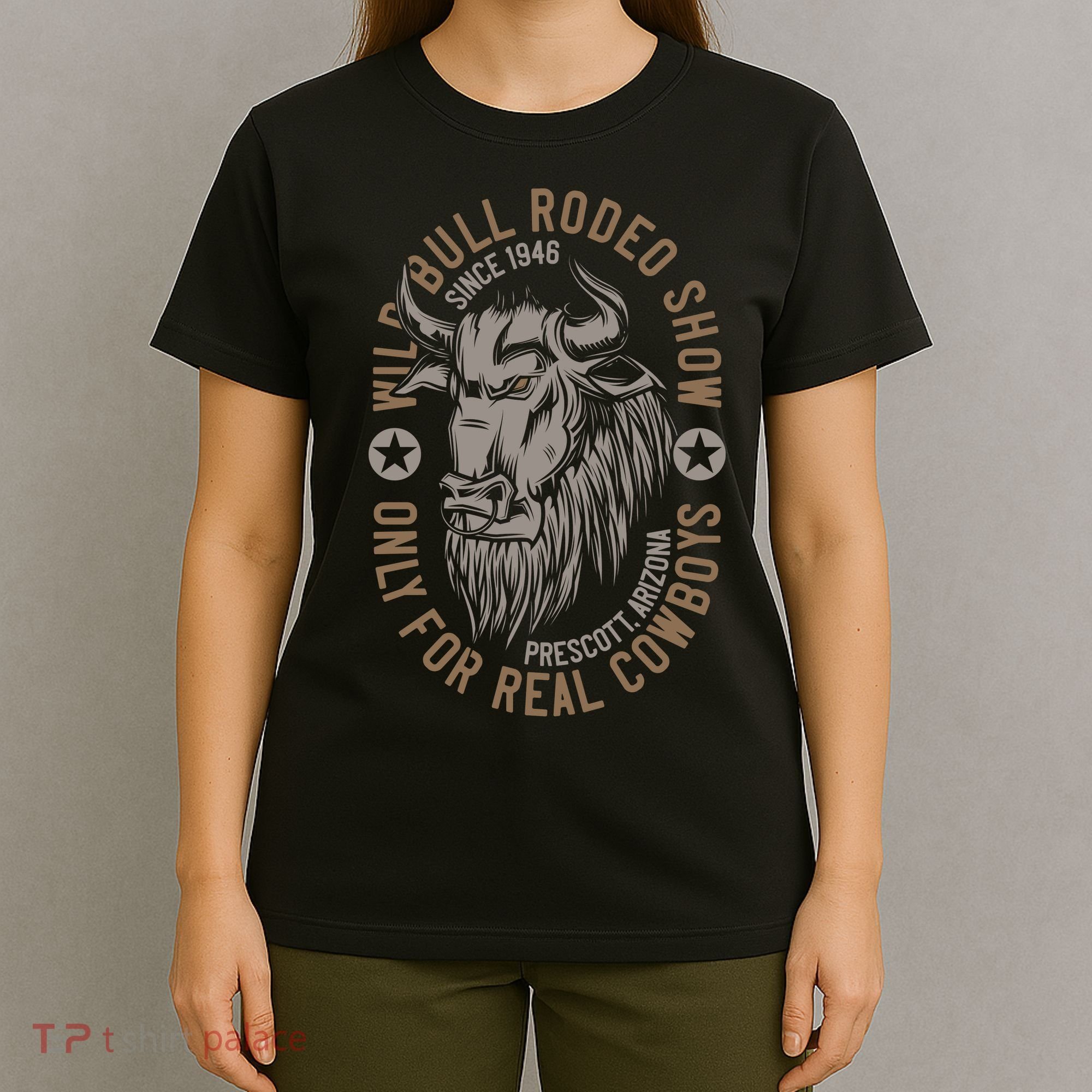 Cowboy Wild Bull Rodeo T-Shirt