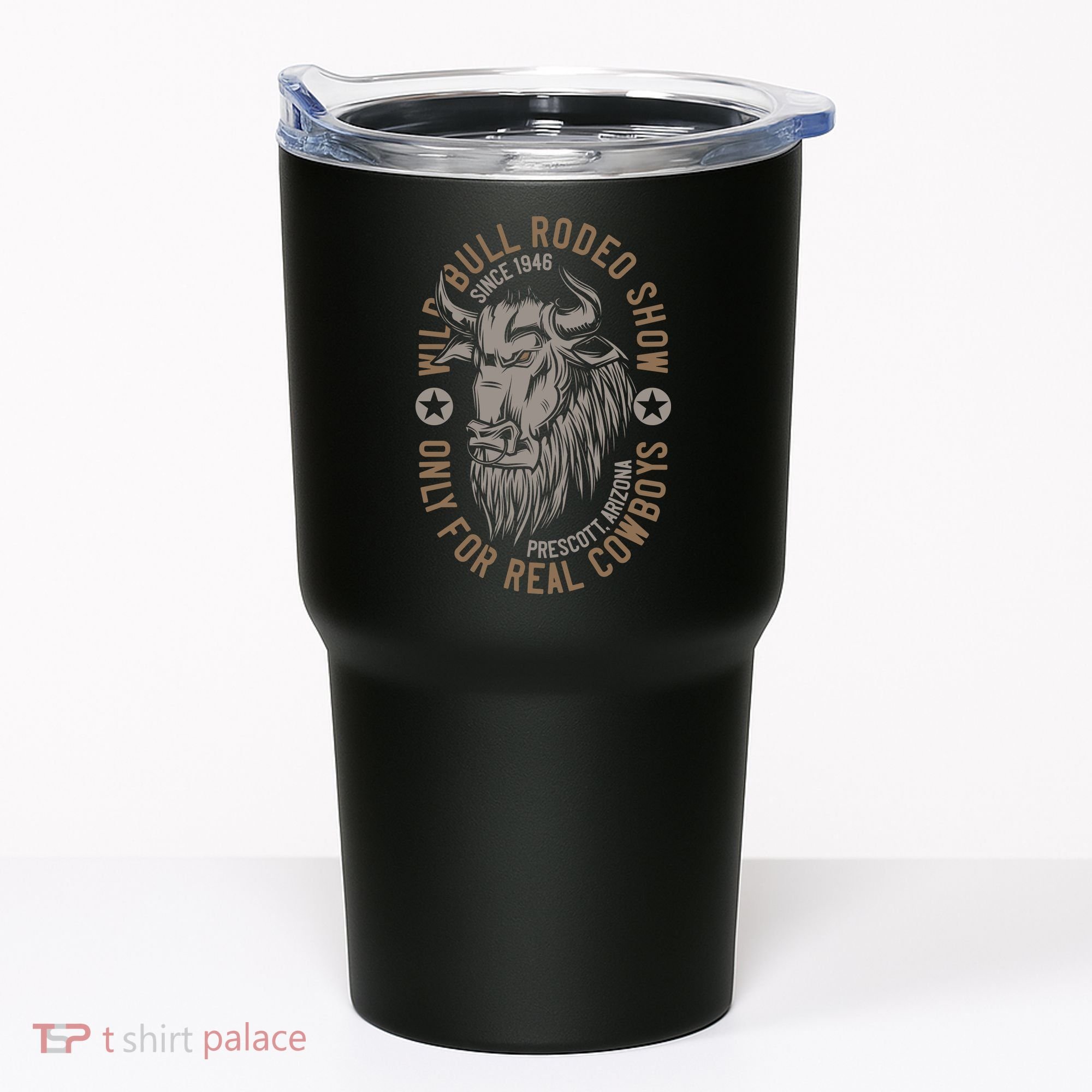 Cowboy Wild Bull Rodeo Tumbler