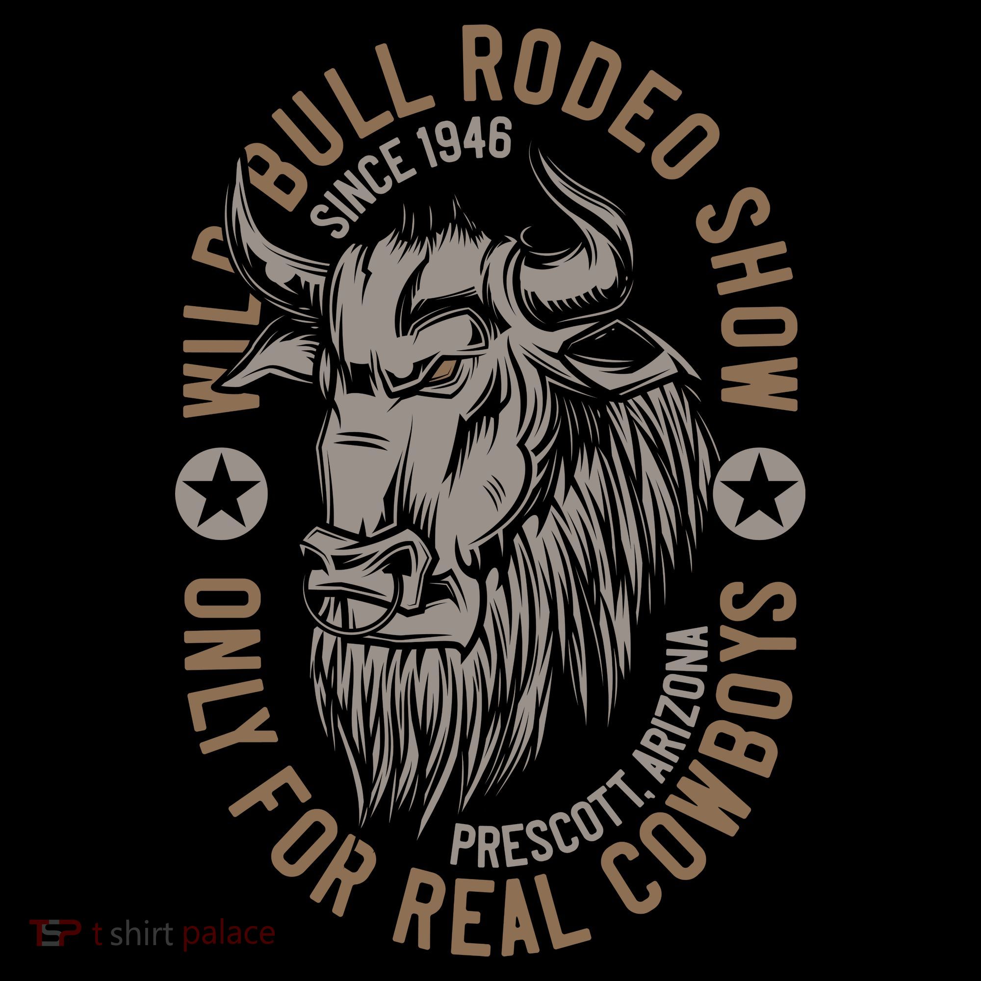 Cowboy Wild Bull Rodeo Women's Tank Top