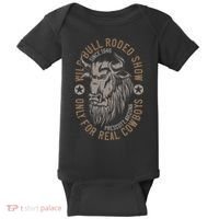 Cowboy Wild Bull Rodeo Baby Bodysuit thumb 0