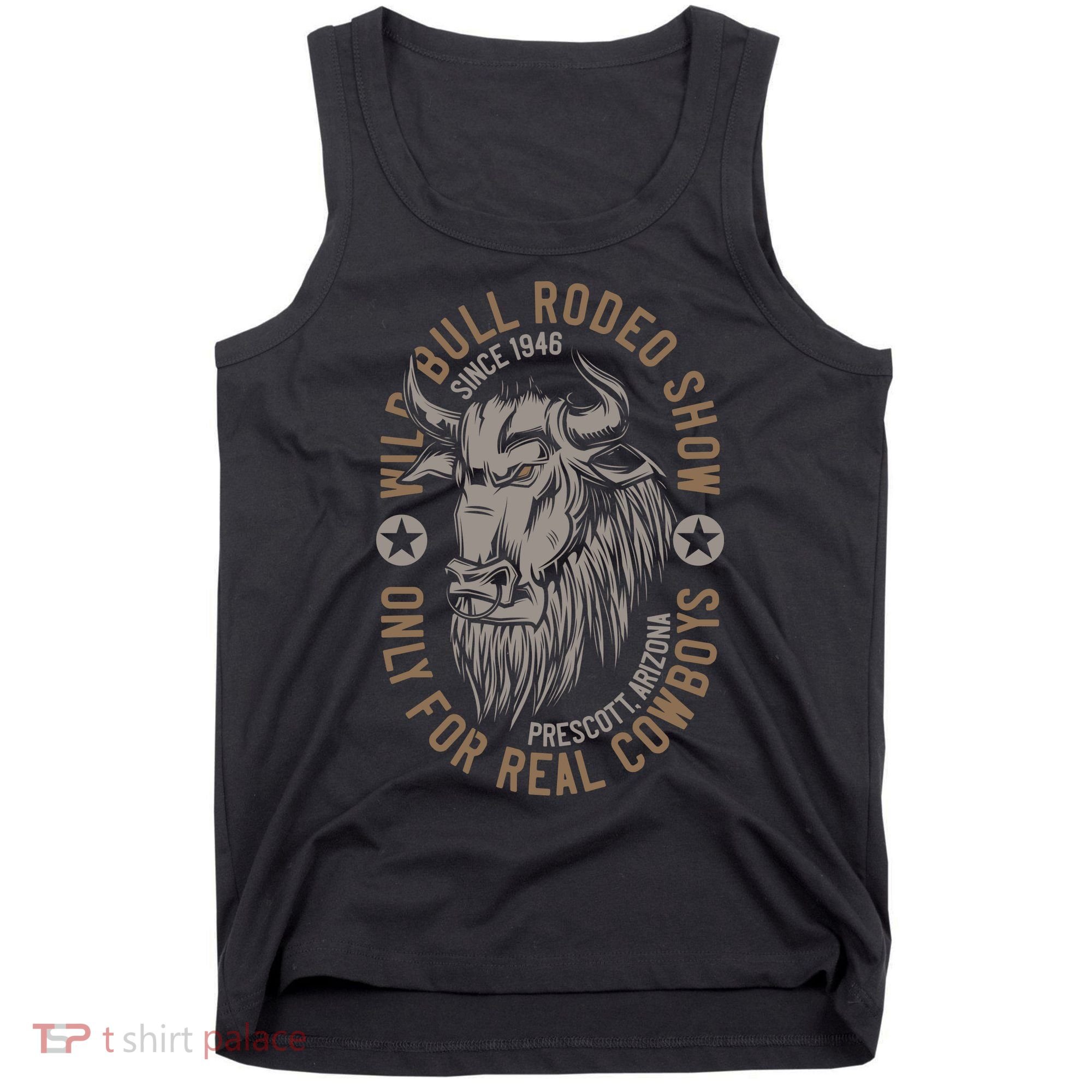 Cowboy Wild Bull Rodeo Tank Top