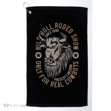 Cowboy Wild Bull Rodeo Golf Towel