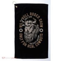 Cowboy Wild Bull Rodeo Golf Towel thumb 0
