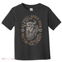 Cowboy Wild Bull Rodeo Toddler T-Shirt thumb 0