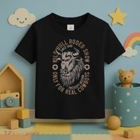 Cowboy Wild Bull Rodeo Toddler T-Shirt thumb 3