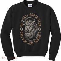 Cowboy Wild Bull Rodeo Kids Sweatshirt thumb 0