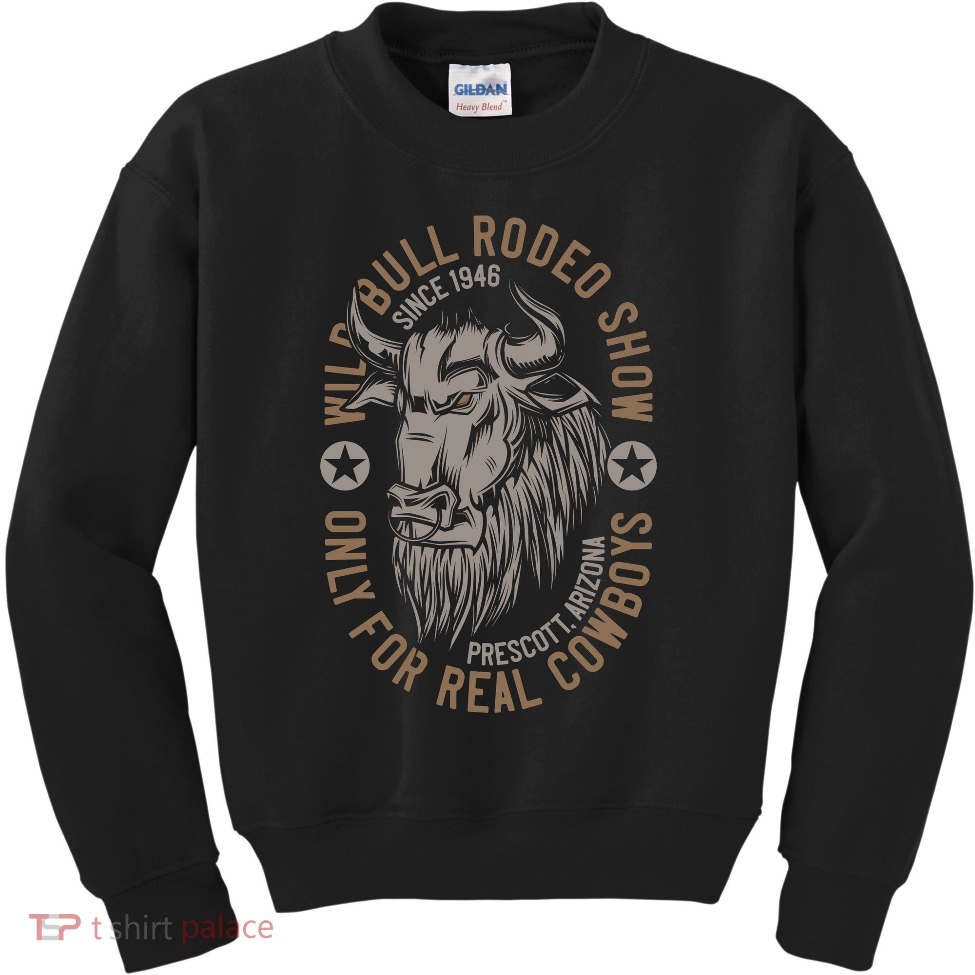 Cowboy Wild Bull Rodeo Kids Sweatshirt