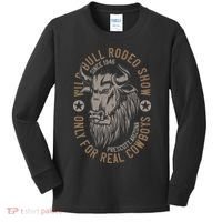 Cowboy Wild Bull Rodeo Kids Long Sleeve Shirt thumb 0
