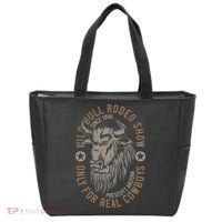 Cowboy Wild Bull Rodeo Tote Bag thumb 0