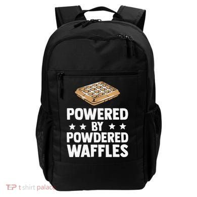 Cool Waffle Breakfast Snack Powered By Powdered Waffles Backpack