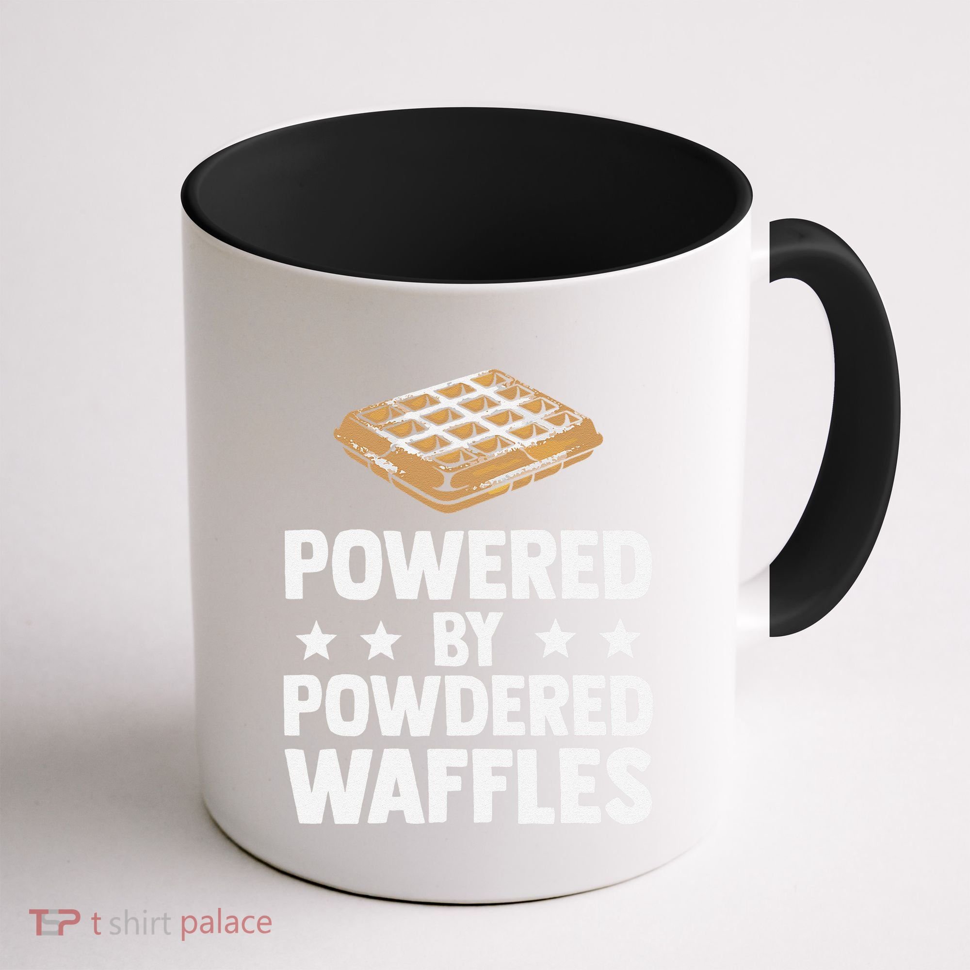 Cool Waffle Breakfast Snack Powered By Powdered Waffles Coffee Mug