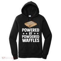 Cool Waffle Breakfast Snack Powered By Powdered Waffles Women's Hoodie thumb 0