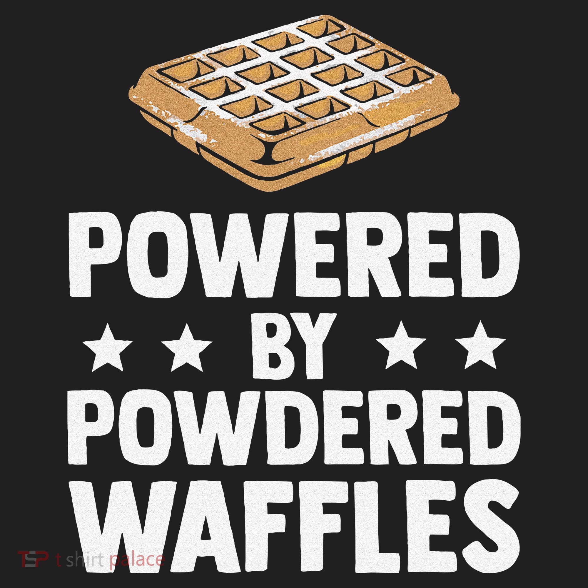 Cool Waffle Breakfast Snack Powered By Powdered Waffles Tumbler