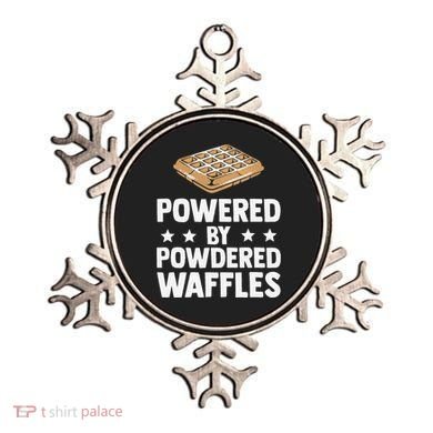 Cool Waffle Breakfast Snack Powered By Powdered Waffles Ornament