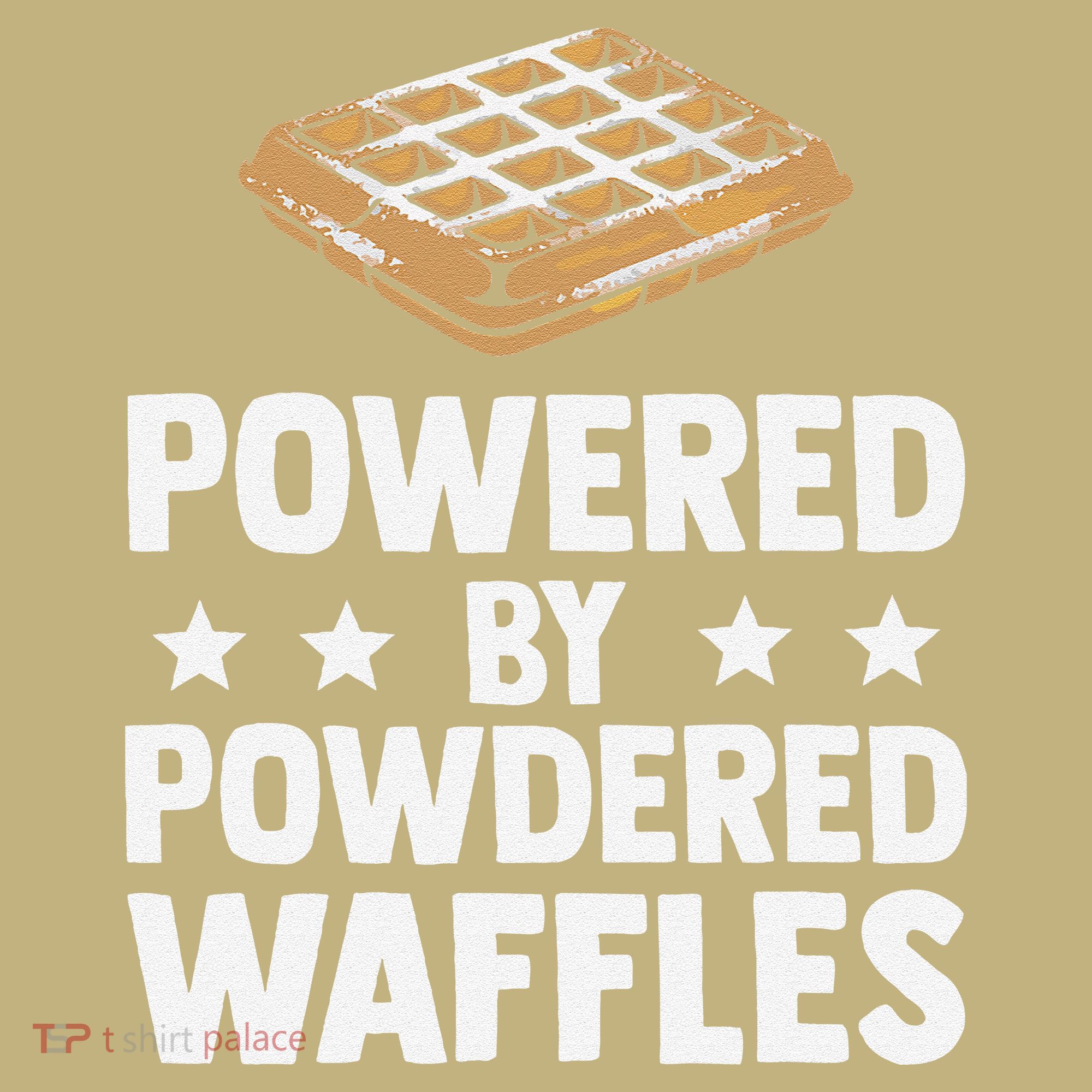 Cool Waffle Breakfast Snack Powered By Powdered Waffles Mousepad