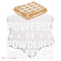 Cool Waffle Breakfast Snack Powered By Powdered Waffles Ceramic Ornament thumb 2