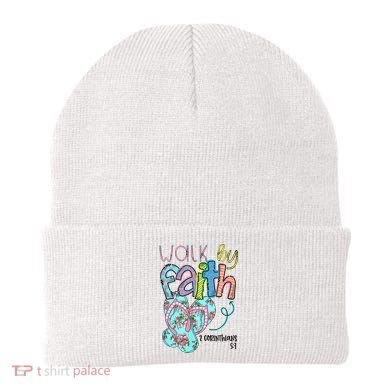 Christian Walk By Faith Flip Flops Summer Beanie
