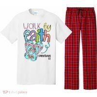 Christian Walk By Faith Flip Flops Summer Pajama Set thumb 0