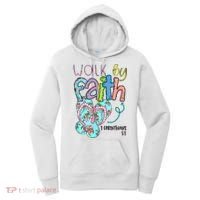 Christian Walk By Faith Flip Flops Summer Women's Hoodie thumb 0
