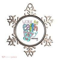 Christian Walk By Faith Flip Flops Summer Ornament thumb 0