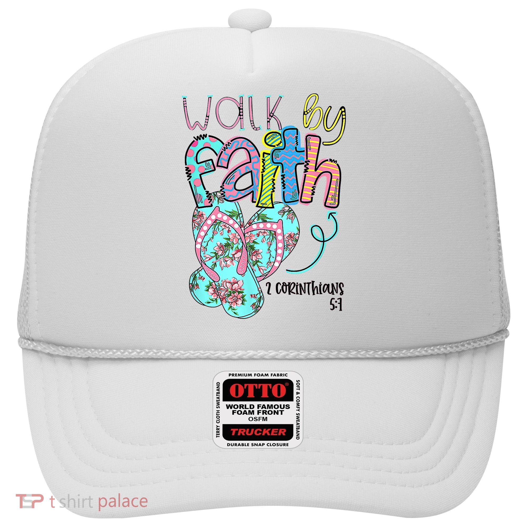 Christian Walk By Faith Flip Flops Summer Hat
